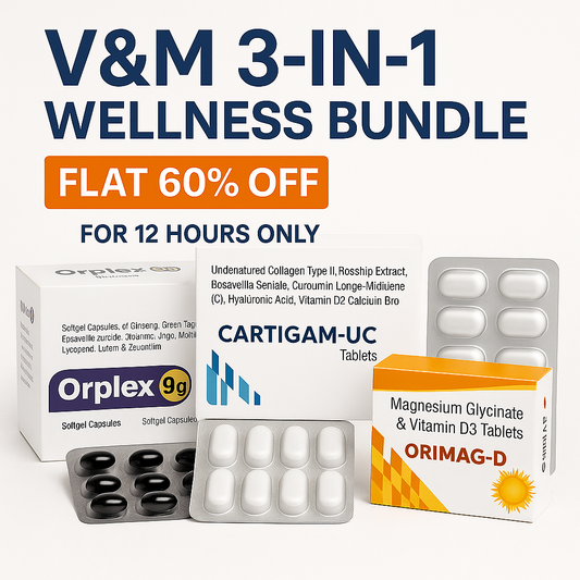 V&M Special Wellness Bundle Flat 60% OFF 90 Tablets