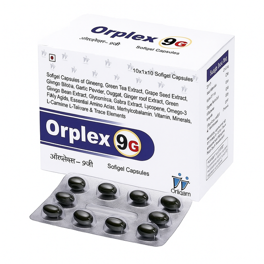 Orplex 9G Softgel Capsules Boosts stamina, immunity & overall health — feel the difference in 7 days